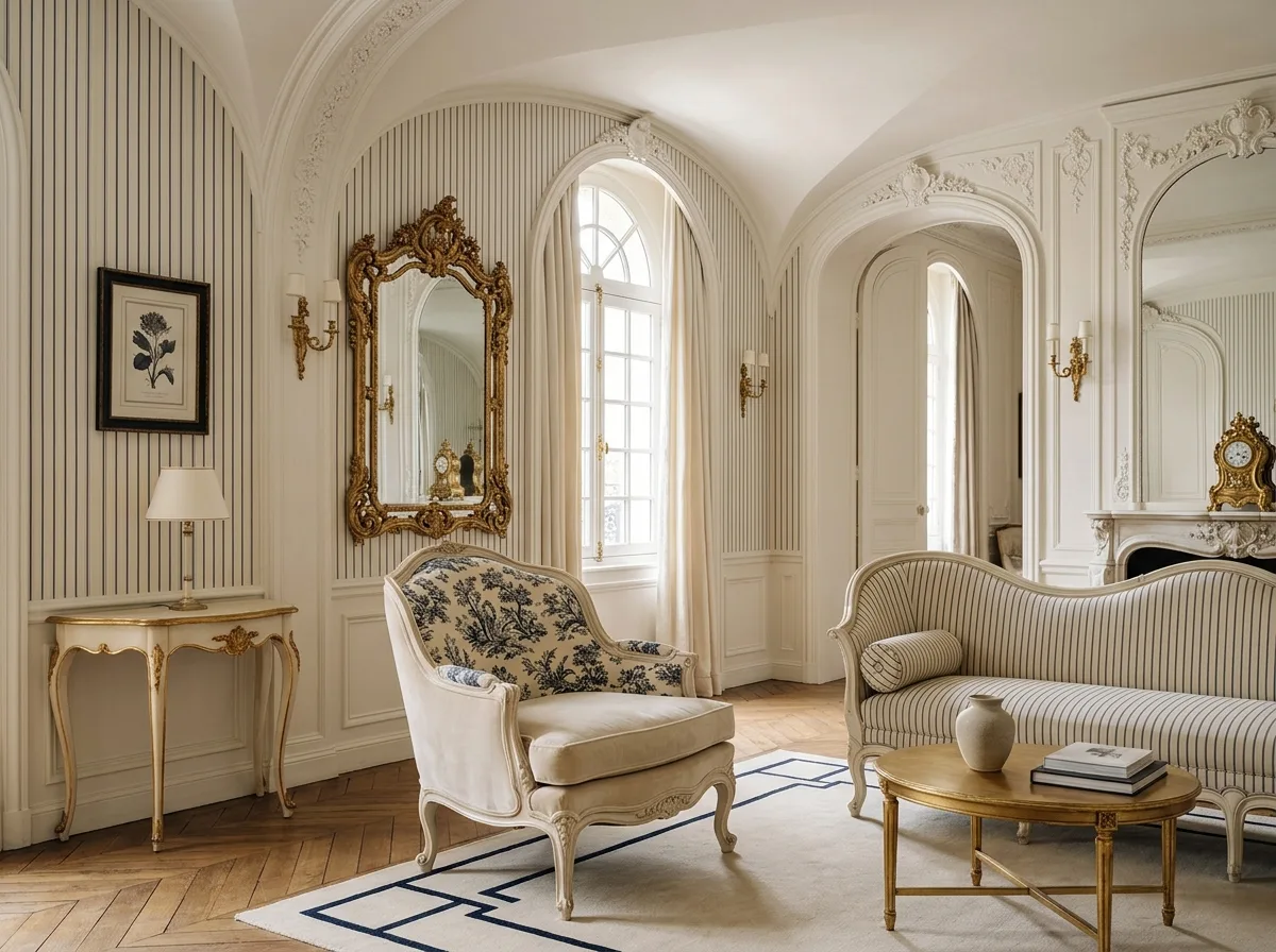 Difference from Grandma Style: French Curves, Not British/American Prints