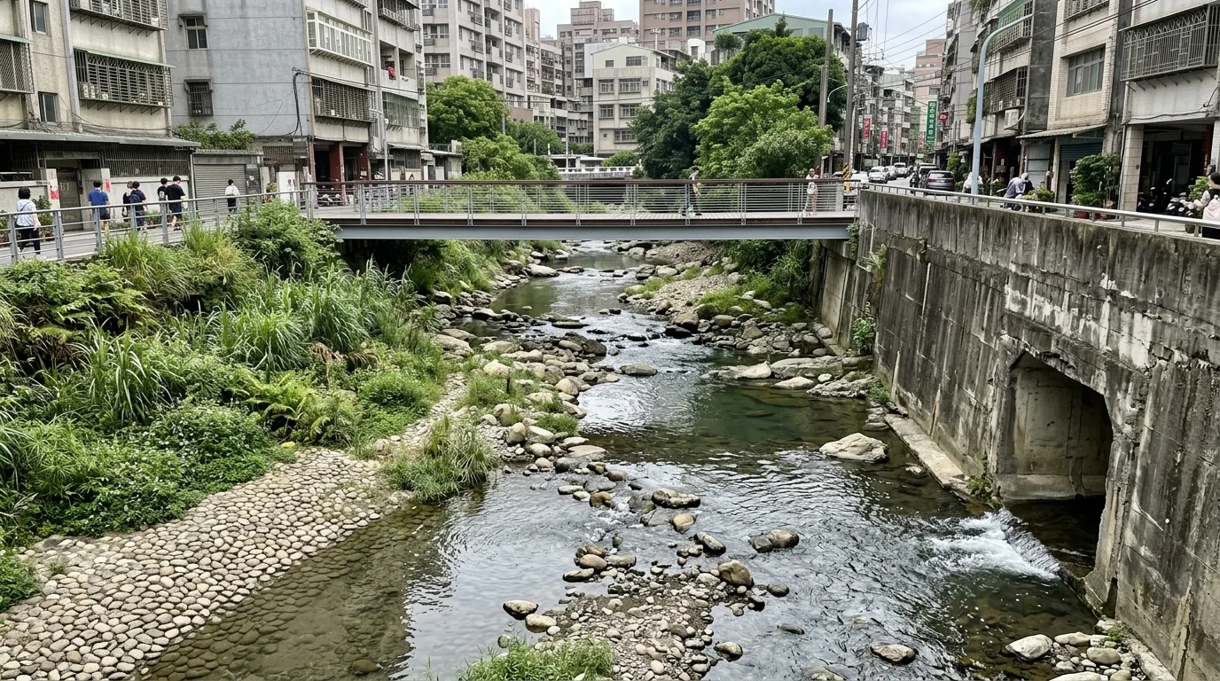 揭开加盖的溪流：明渠化