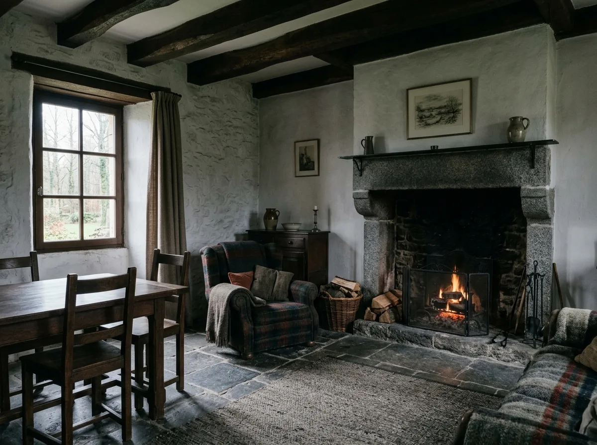 Difference from Mediterranean Style: The dampness and cold of the north