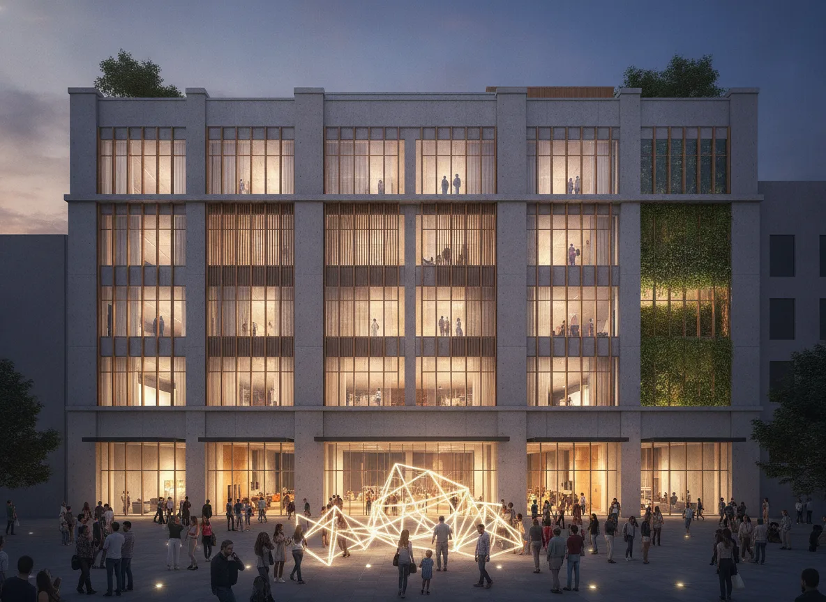 Transformation of an Old Commercial Building: A New Hub for Culture and Arts