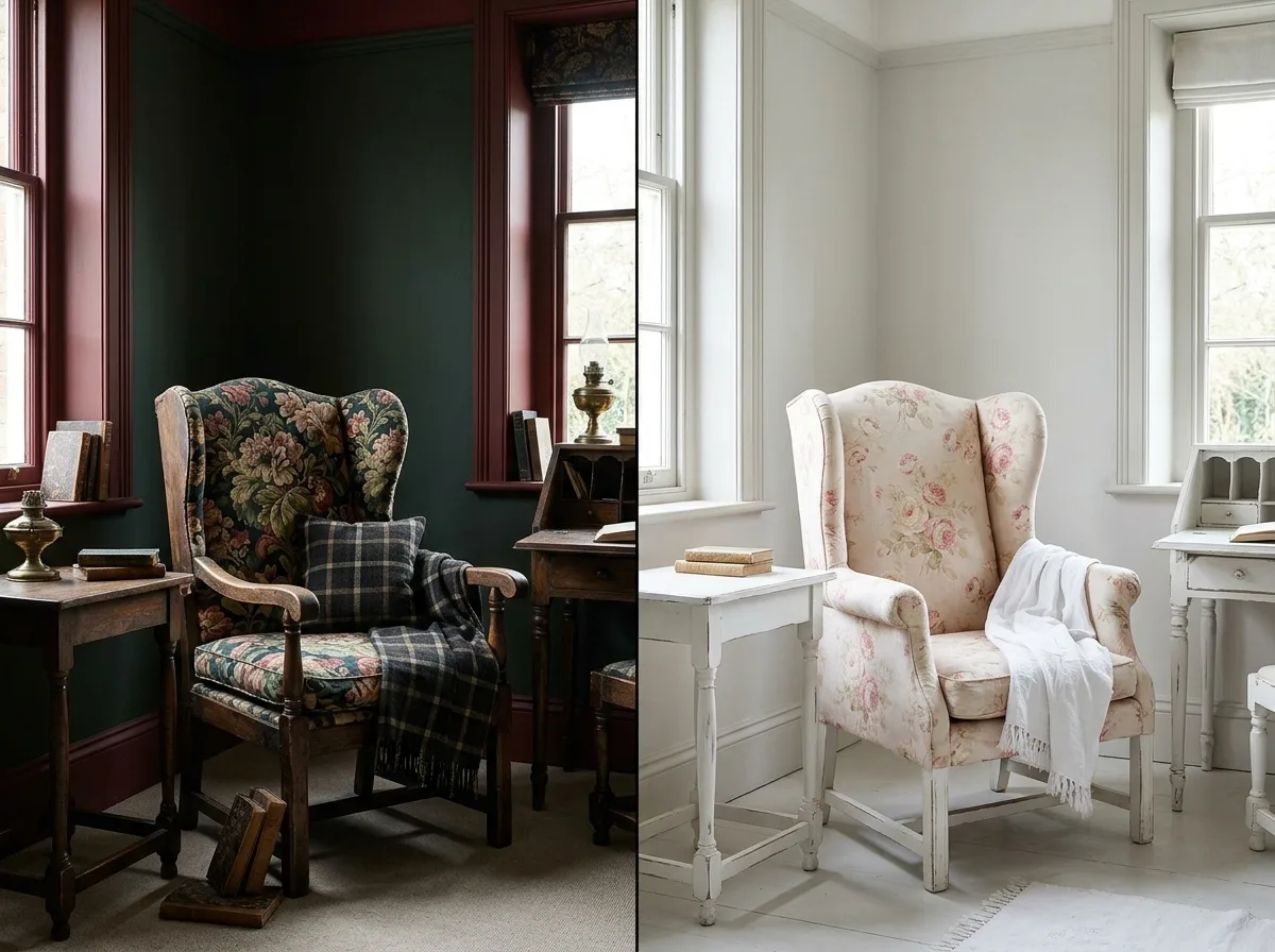 Difference from English Eclectic: White and Dark